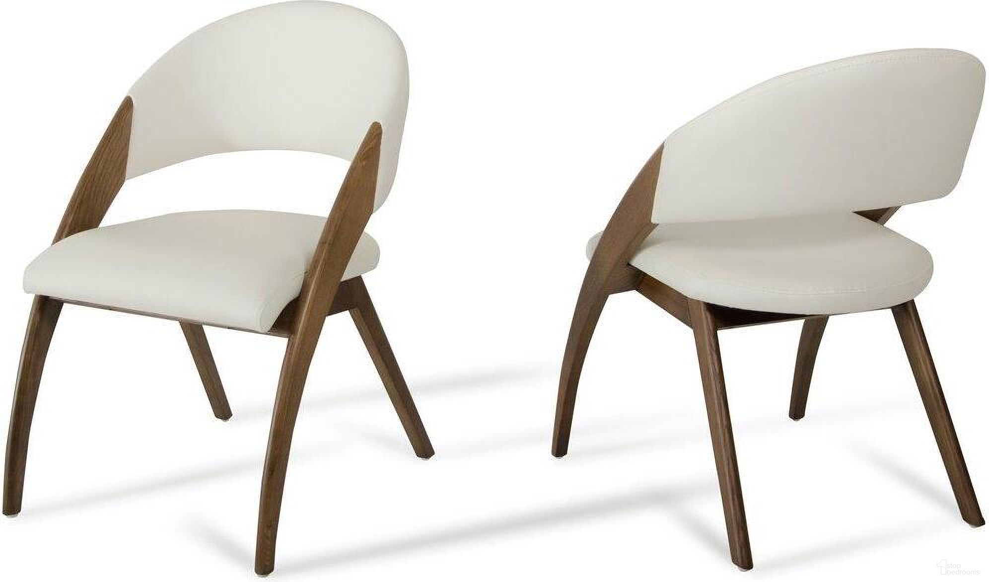The appearance of Modrest Lucas Mid-Century Cream And Walnut Dining Chair designed by VIG Furniture in the transitional interior design. This cream piece of furniture was selected by 1StopBedrooms from Modrest Collection to add a touch of cosiness and style into your home. Sku: VGCSCH-16029-CRM. Material: Wood. Chair Type: Side Chair.