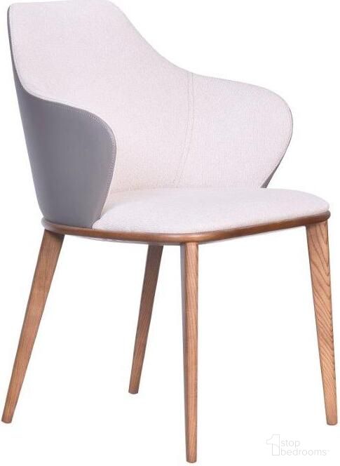 The appearance of Modrest Megan Modern Beige And Grey Dining Chair designed by VIG Furniture in the modern / contemporary interior design. This beige and grey piece of furniture  was selected by 1StopBedrooms from Modrest Collection to add a touch of cosiness and style into your home. Sku: VGCSCH17117-1. Material: Fabric. Chair Type: Side Chair.