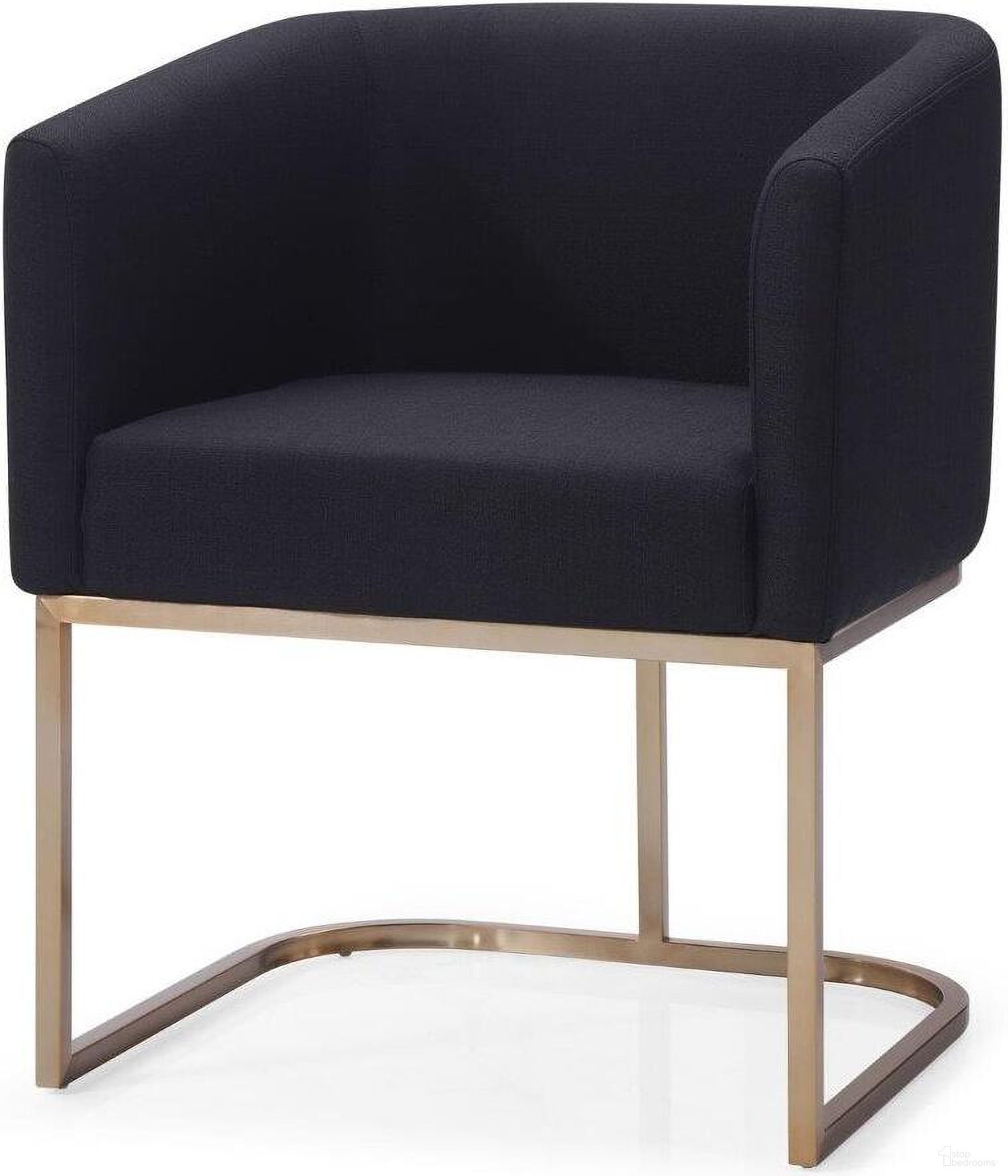 The appearance of Modrest Yukon Modern Black And Antique Brass Dining Chair designed by VIG Furniture in the modern / contemporary interior design. This black piece of furniture was selected by 1StopBedrooms from Modrest Yukon Collection to add a touch of cosiness and style into your home. Sku: VGVCB8362-BC-DC. Material: Stainless Steel. Chair Type: Arm Chair.