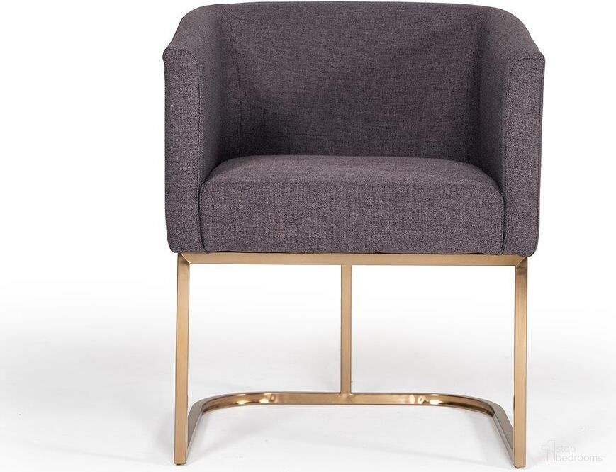 The appearance of Modrest Yukon Modern Grey Fabric And Antique Brass Dining Chair designed by VIG Furniture in the modern / contemporary interior design. This gray piece of furniture was selected by 1StopBedrooms from Modrest Yukon Collection to add a touch of cosiness and style into your home. Sku: VGVCB8362-GRYBRS. Material: Fabric. Chair Type: Arm Chair.
