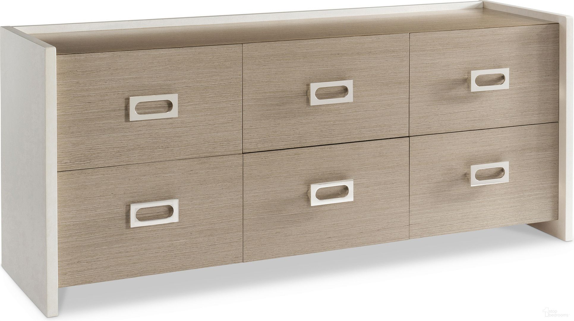 The appearance of Modulum Dresser designed by Bernhardt in the modern / contemporary interior design. This sahara/adobe piece of furniture  was selected by 1StopBedrooms from Modulum Collection to add a touch of cosiness and style into your home. Sku: 315050. Material: Wood.