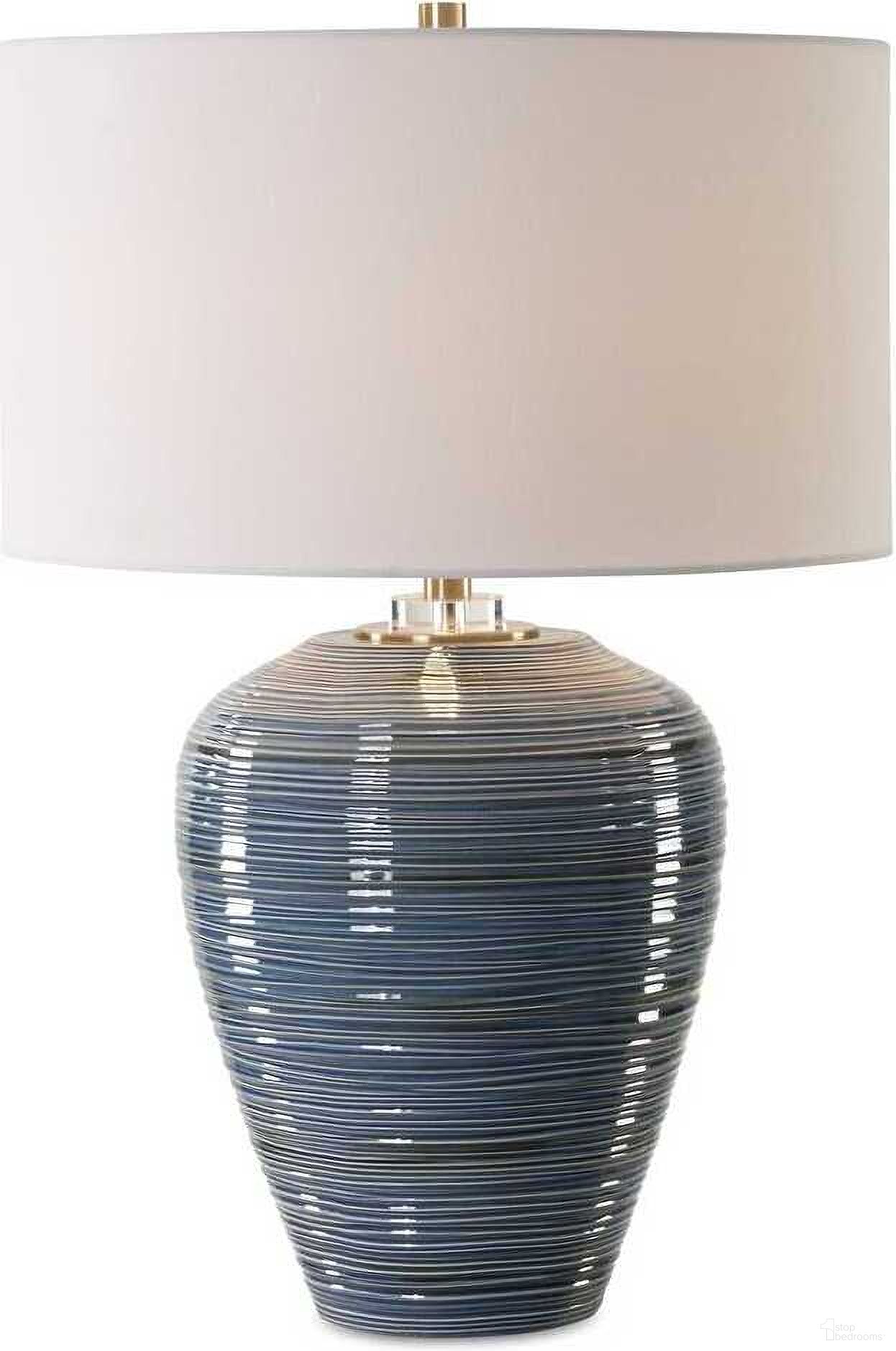 Moher Table Lamp In Blue
