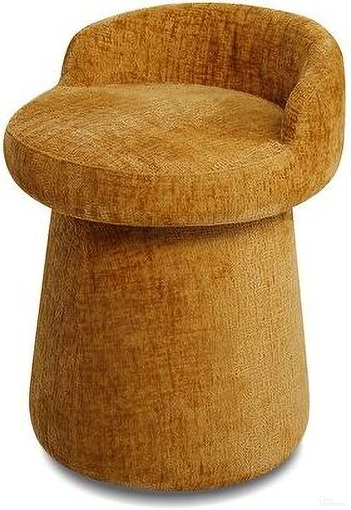 The appearance of Moko Tall Swivel Lounge Chair In Ochre designed by Mobital in the modern / contemporary interior design. This ochre piece of furniture  was selected by 1StopBedrooms from Moko Collection to add a touch of cosiness and style into your home. Sku: LCH-MOKO-OCHR-TALL. Material: Foam.