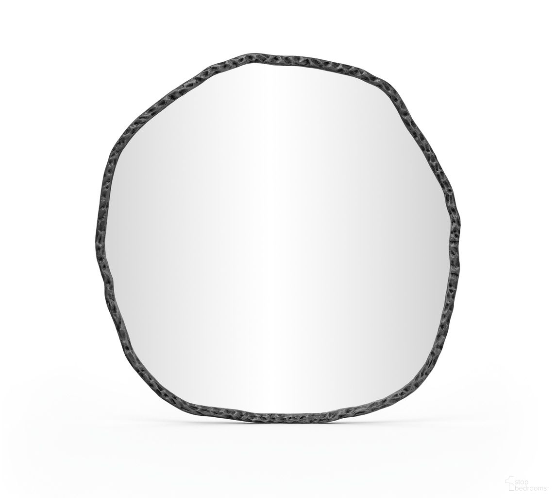 The appearance of Molten Iron Mirror In Black designed by Meridian in the modern / contemporary interior design. This black piece of furniture was selected by 1StopBedrooms from Molten Collection to add a touch of cosiness and style into your home. Sku: 66009Black-M. Material: Glass.