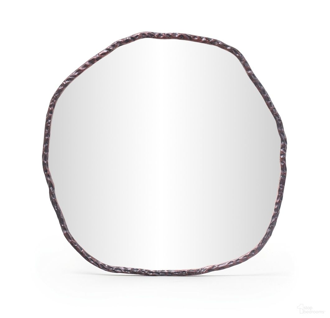 The appearance of Molten Iron Mirror In Brown designed by Meridian in the modern / contemporary interior design. This brown piece of furniture was selected by 1StopBedrooms from Molten Collection to add a touch of cosiness and style into your home. Sku: 66009Brown-M. Material: Glass.