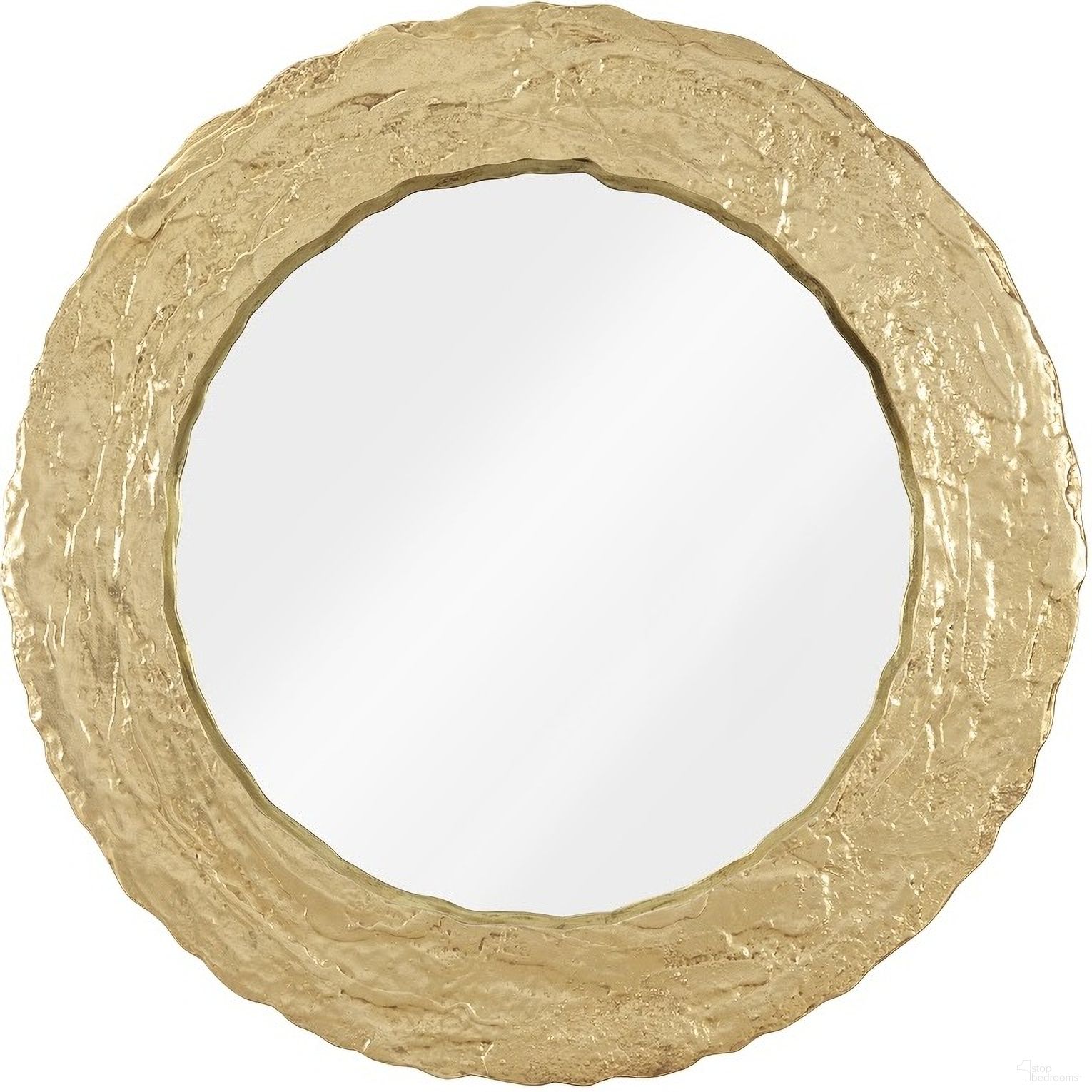 The appearance of Molten Mirror In Gold designed by Phillips Collection in the modern / contemporary interior design. This gold piece of furniture was selected by 1StopBedrooms from Molten Collection to add a touch of cosiness and style into your home. Sku: PH100842. Material: Resin.