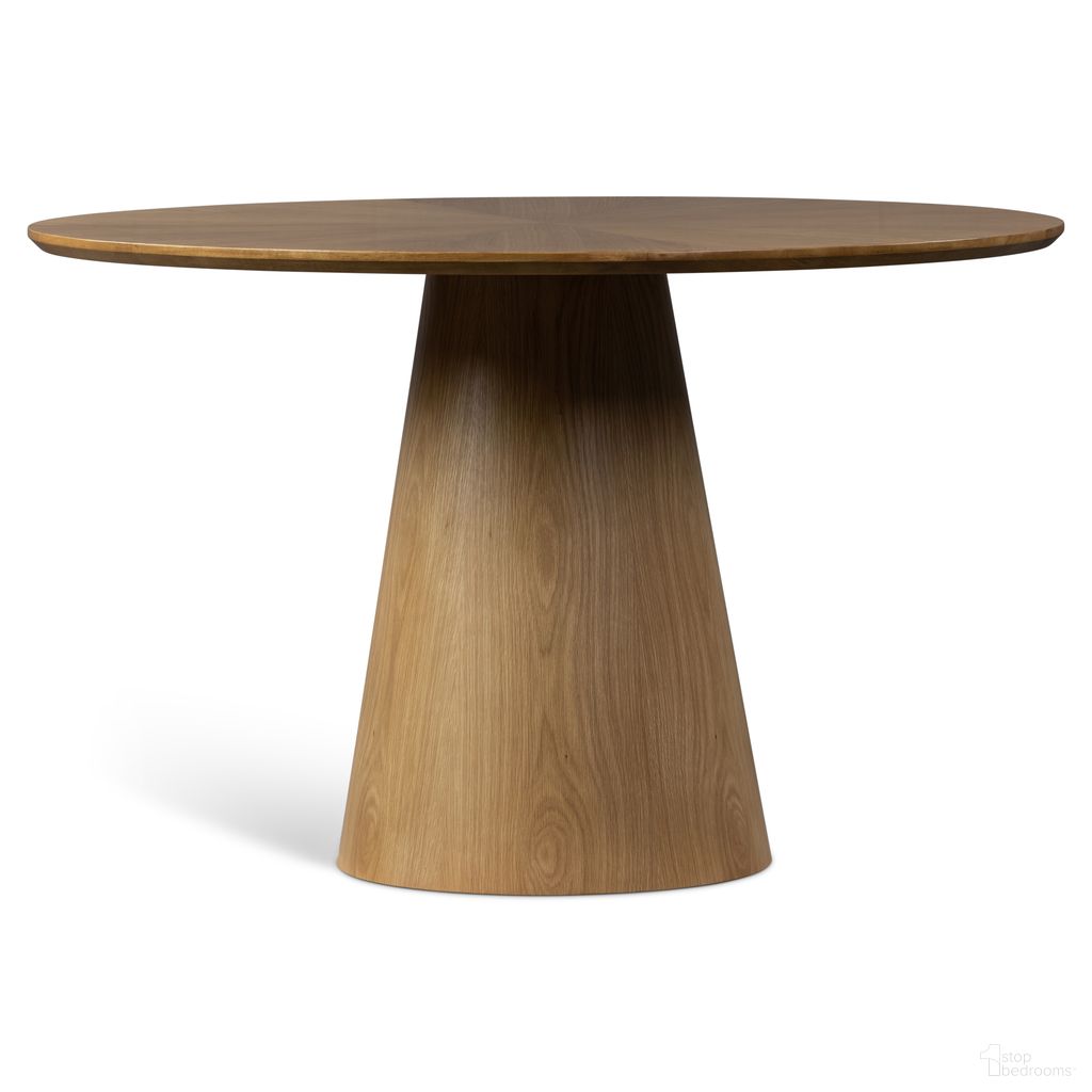 Mona Wooden Dining Table In Domasco
