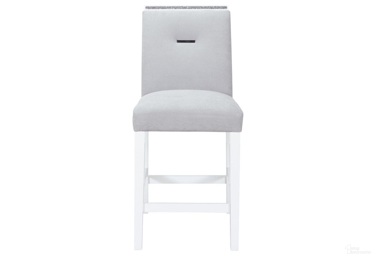 The appearance of Monaco Bar Stool Set of 2 In Gray and White designed by Global Furniture USA in the modern / contemporary interior design. This gray and white piece of furniture was selected by 1StopBedrooms from Monaco Collection to add a touch of cosiness and style into your home. Sku: MONACO-BS-GRY/WHT-N;MONACO-BS-GRY/WHT-N. Material: Solid Wood.