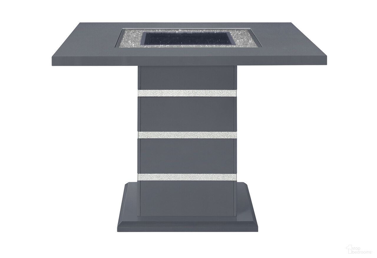 The appearance of Monaco Bar Table In Dark Grey designed by Global Furniture USA in the modern / contemporary interior design. This dark grey piece of furniture was selected by 1StopBedrooms from Monaco Collection to add a touch of cosiness and style into your home. Sku: MONACO-BT-DARK GREY-CLMN;MONACO-BT-DARK GREY-TOP & BASE. Table Base Style: Pedestal. Table Top Shape: Square. Material: Chip Board.