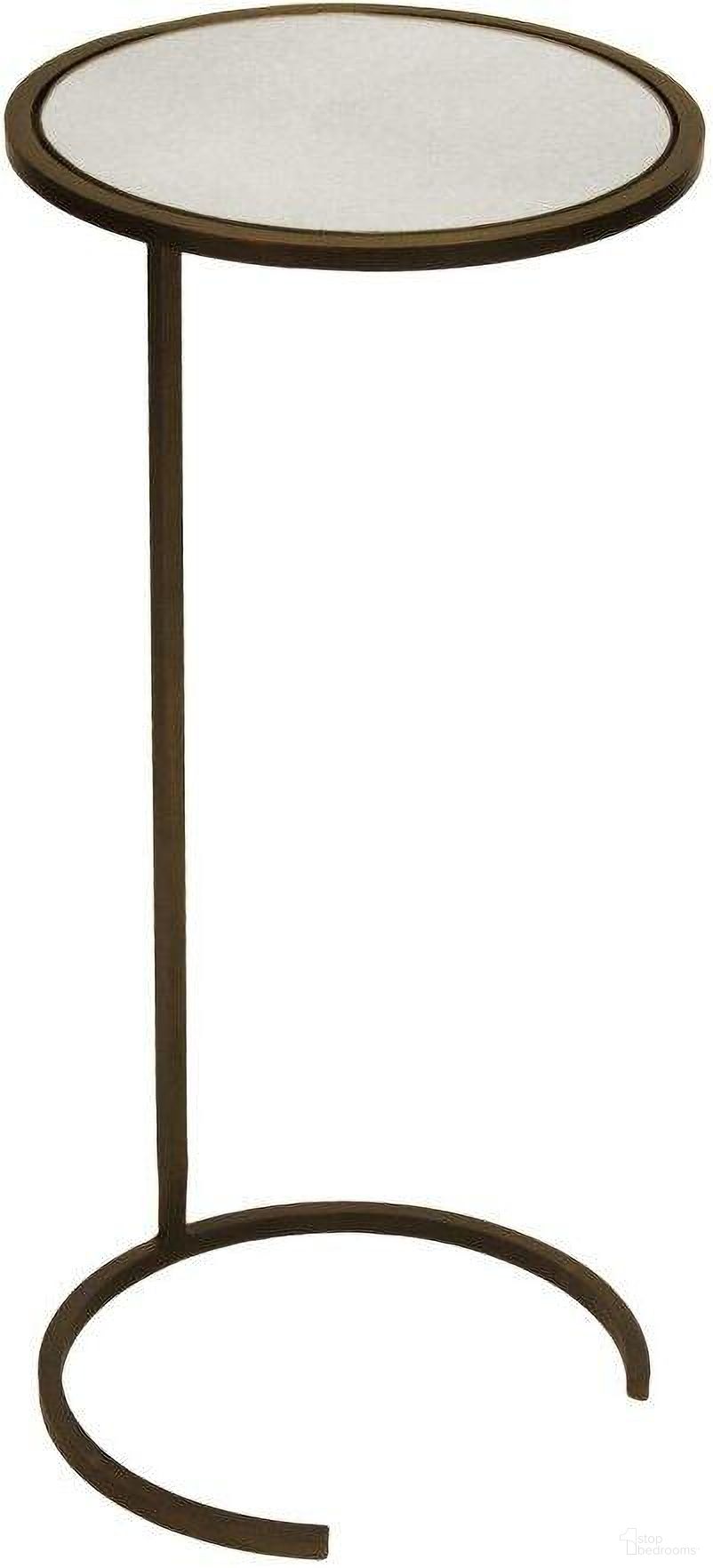 Monaco Bronze Round Small Cigar Accent Table