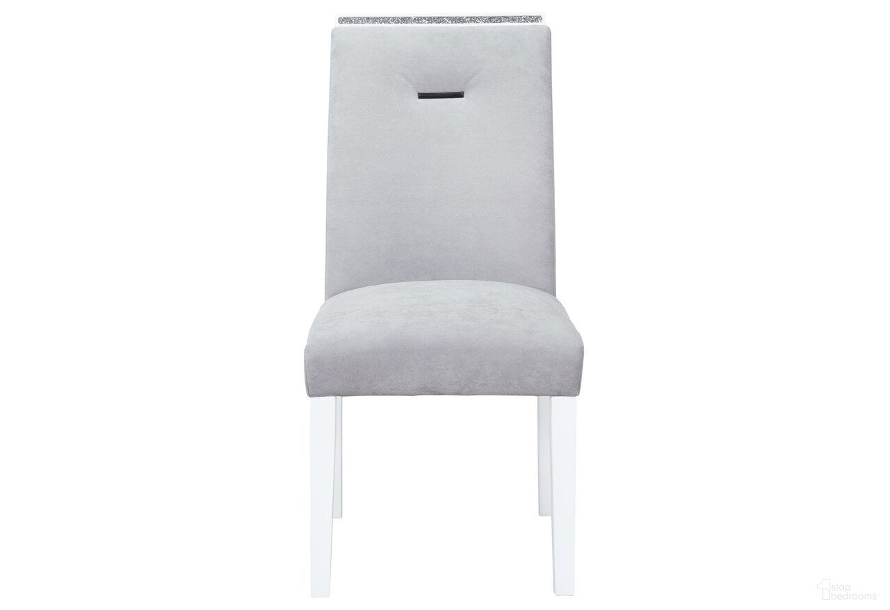The appearance of Monaco Dining Chair In Gray and White designed by Global Furniture USA in the modern / contemporary interior design. This gray and white piece of furniture was selected by 1StopBedrooms from Monaco Collection to add a touch of cosiness and style into your home. Sku: MONACO-DC-GRY/WHT-N. Material: Fabric. Chair Type: Side Chair.