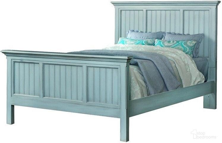 The appearance of Monaco King Bed In Blue designed by Sea Winds Trading in the transitional interior design. This blue piece of furniture  was selected by 1StopBedrooms from Monaco Collection to add a touch of cosiness and style into your home. Sku: B818KBED-BLEU. Bed Type: Panel Bed. Material: Wood. Bed Size: King.