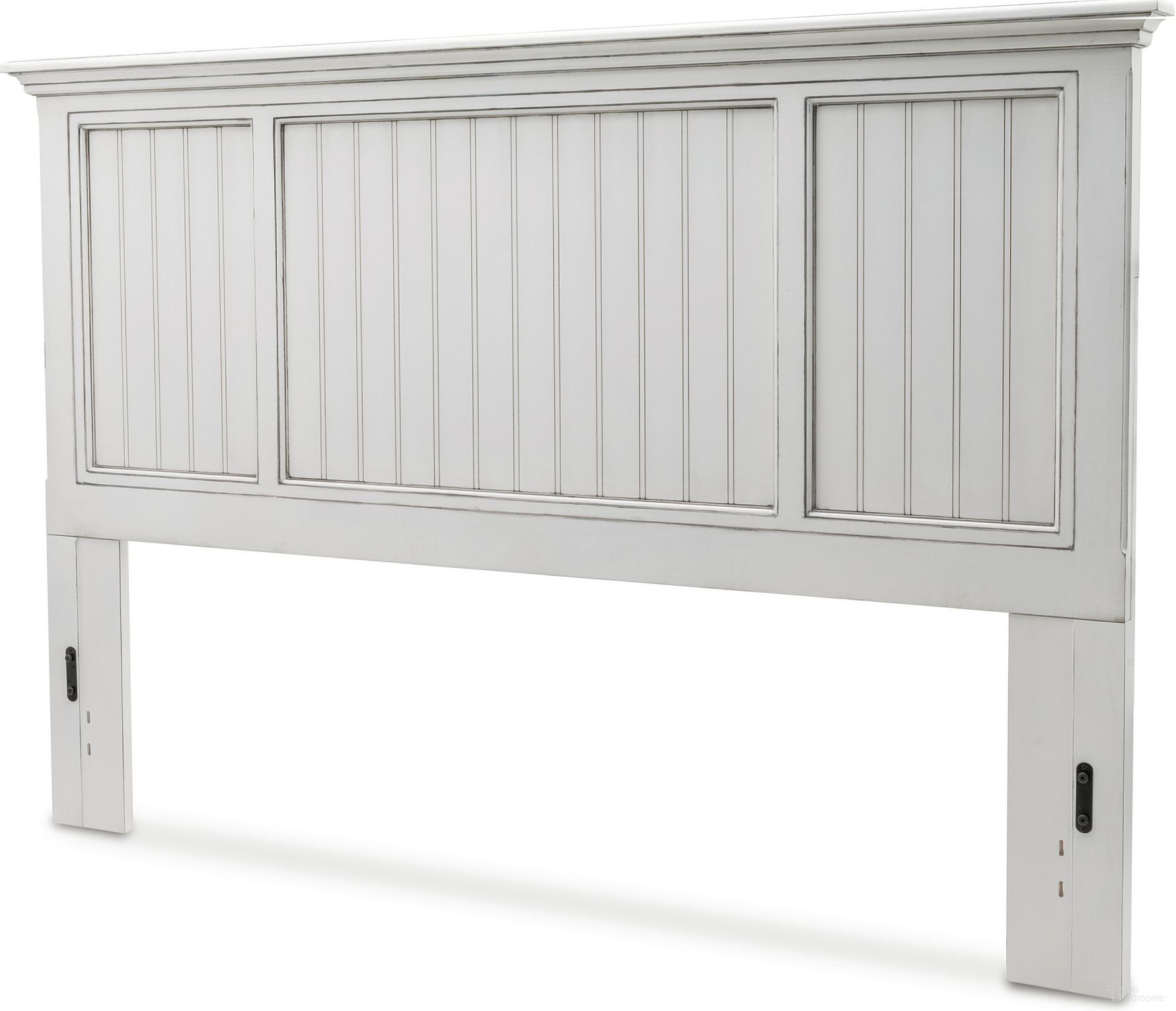 The appearance of Monaco King Headboard In White designed by Sea Winds Trading in the transitional interior design. This white piece of furniture  was selected by 1StopBedrooms from Monaco Collection to add a touch of cosiness and style into your home. Sku: B81841-BLANC. Material: Wood. Bed Size: King.