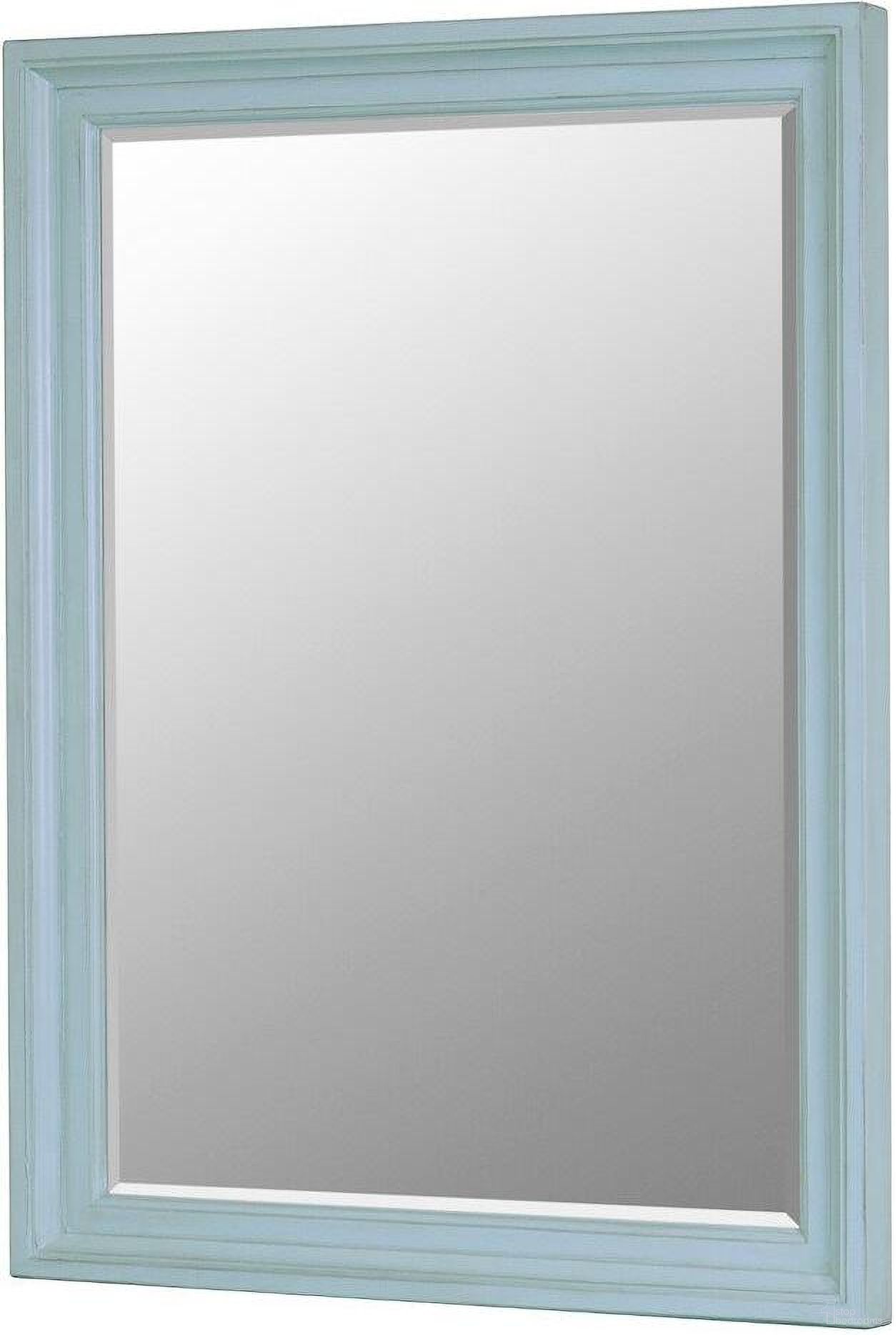 The appearance of Monaco Mirror In Blue designed by Sea Winds Trading in the transitional interior design. This blue piece of furniture was selected by 1StopBedrooms from Monaco Collection to add a touch of cosiness and style into your home. Sku: B81838-BLEU. Material: Wood.