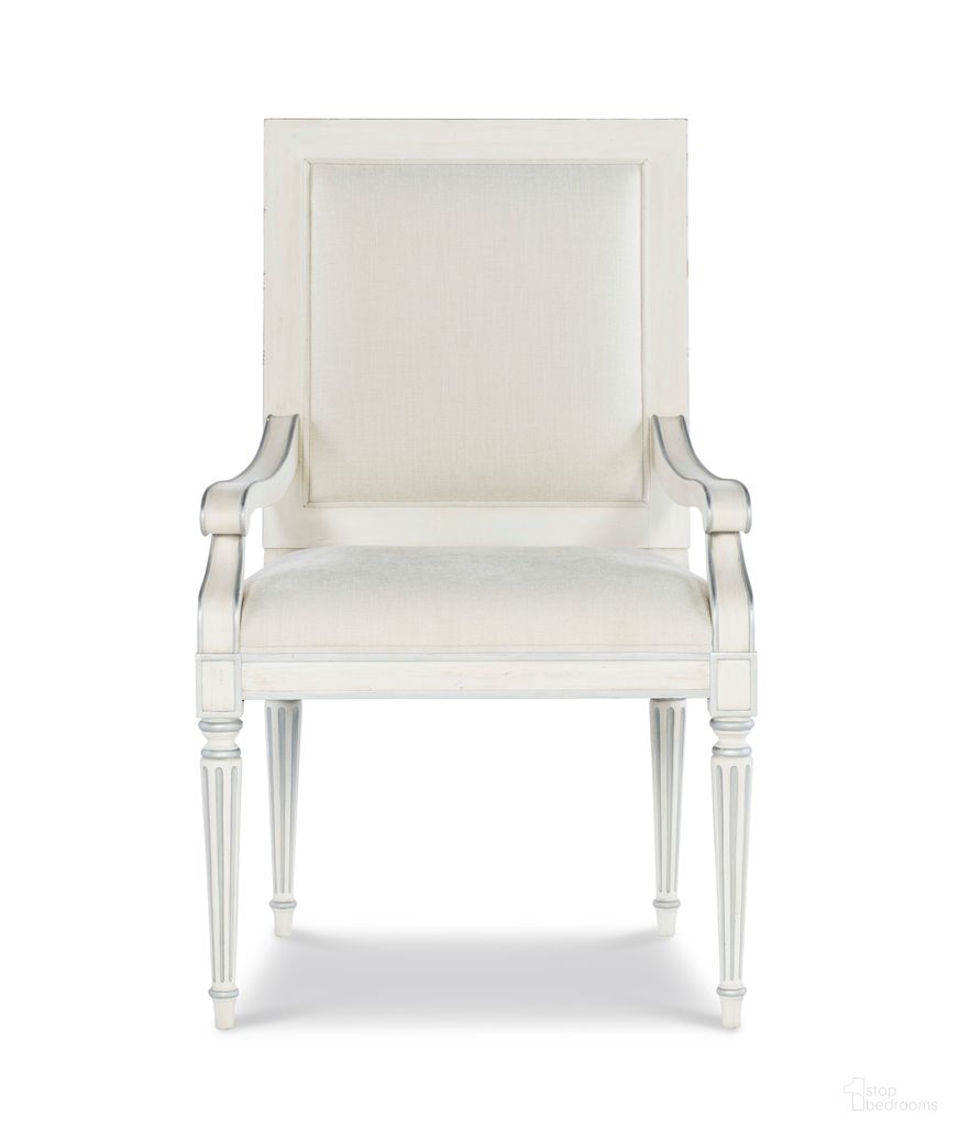 The appearance of Monarch Barrington Arm Chair In White and Silver designed by Century Furniture in the traditional interior design. This white/silver piece of furniture was selected by 1StopBedrooms from Monarch Collection to add a touch of cosiness and style into your home. Sku: MN5364A-V2. Chair Type: Arm Chair. Material: Beech.