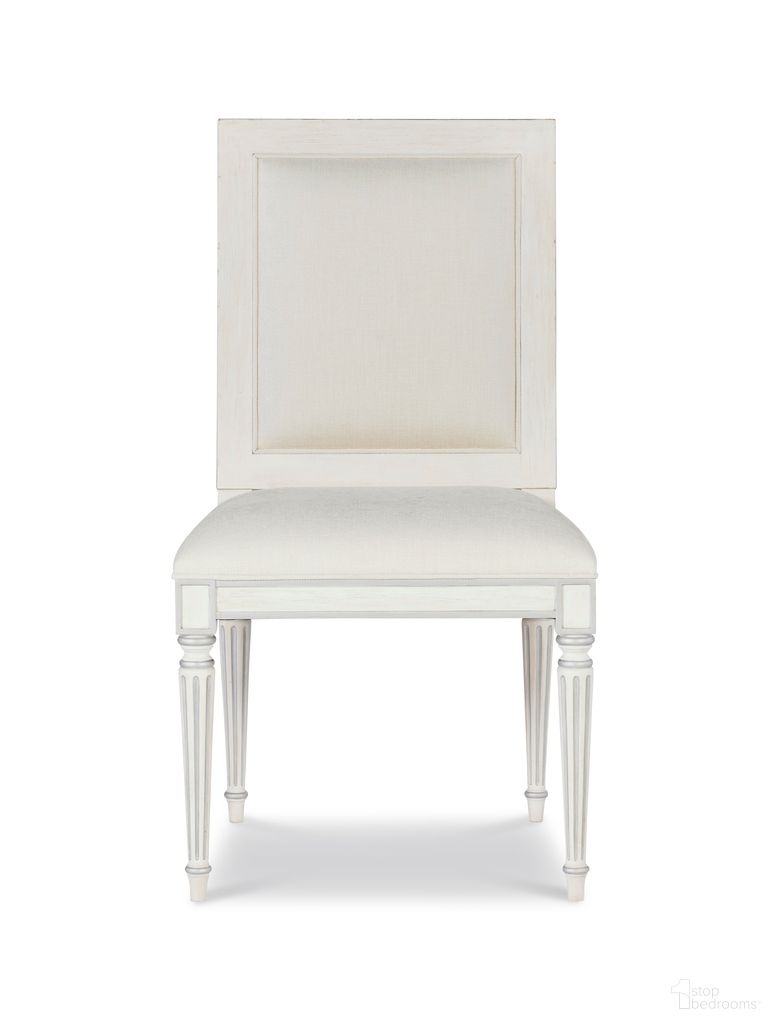 The appearance of Monarch Barrington Side Chair In White and Silver designed by Century Furniture in the traditional interior design. This white/silver piece of furniture was selected by 1StopBedrooms from Monarch Collection to add a touch of cosiness and style into your home. Sku: MN5364S-V2. Material: Beech. Chair Type: Side Chair.