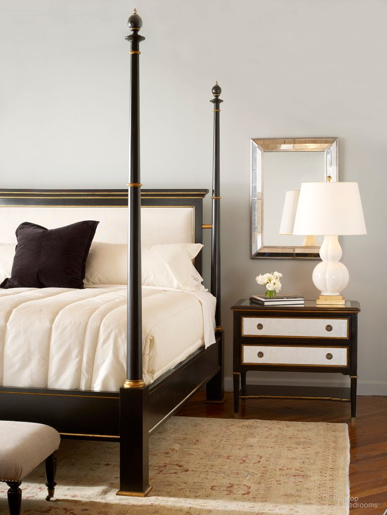 Monarch Poster Bedroom Set In Black and Gold