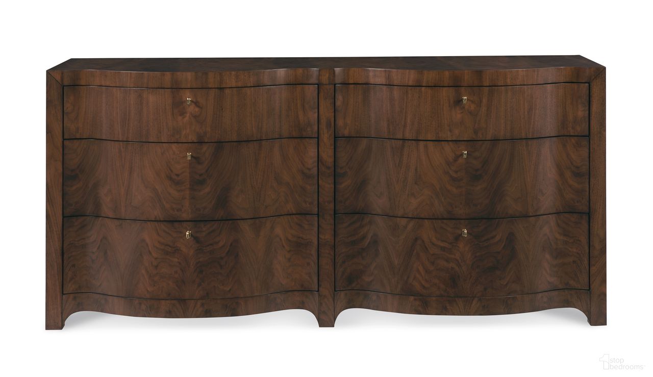 The appearance of Monarch Thayer Dresser In Brown designed by Century Furniture in the traditional interior design. This brown piece of furniture was selected by 1StopBedrooms from Monarch Collection to add a touch of cosiness and style into your home. Sku: MN5895. Material: Poplar.