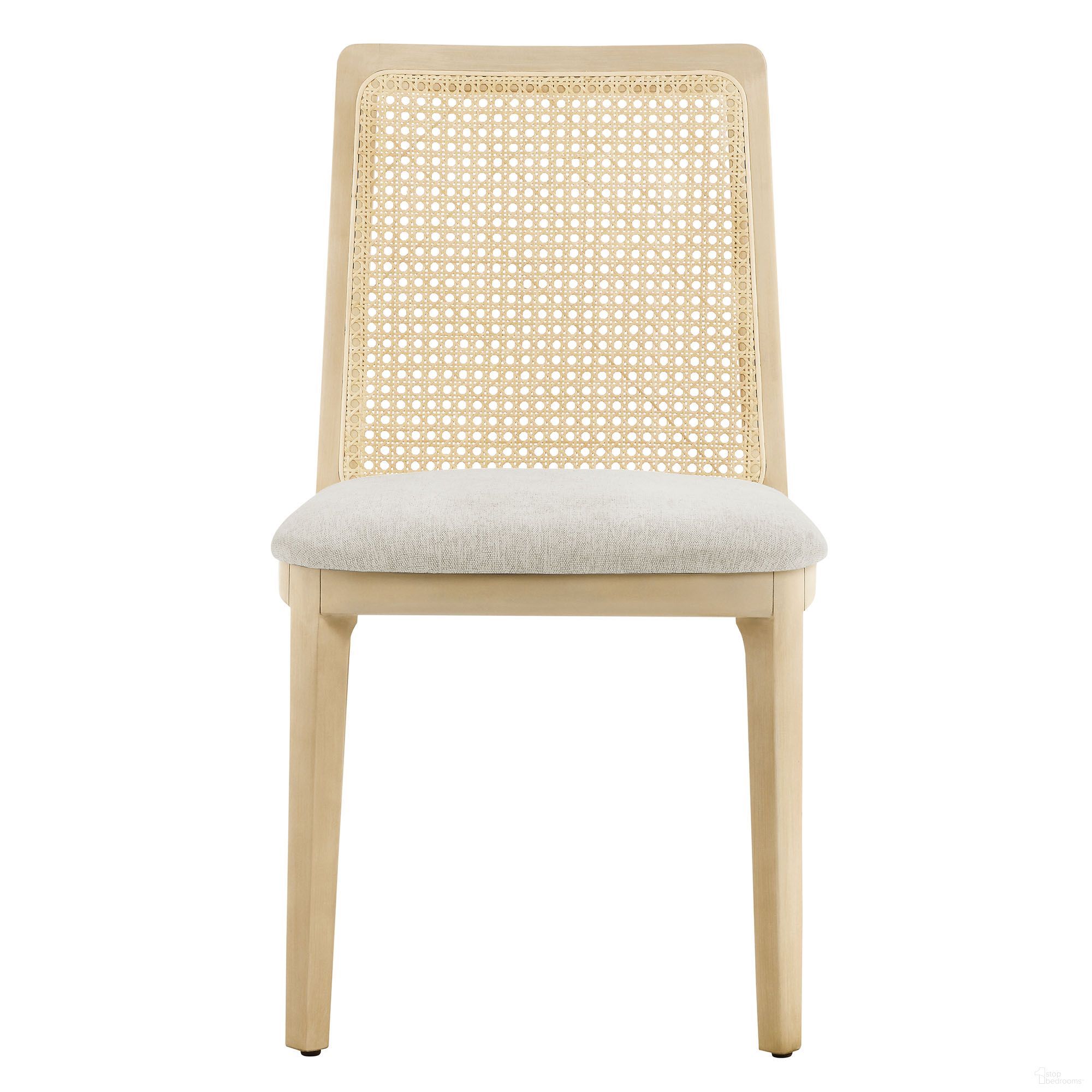 The appearance of Monarch Wood and Rattan Dining Side Chair In Antique White and Heathered Weave Ivory designed by Modway in the modern / contemporary interior design. This antique white/heathered weave ivory piece of furniture was selected by 1StopBedrooms from Monarch Collection to add a touch of cosiness and style into your home. Sku: EEI-6843-AQW-NAT-HEI. Material: Wood. Chair Type: Side Chair.