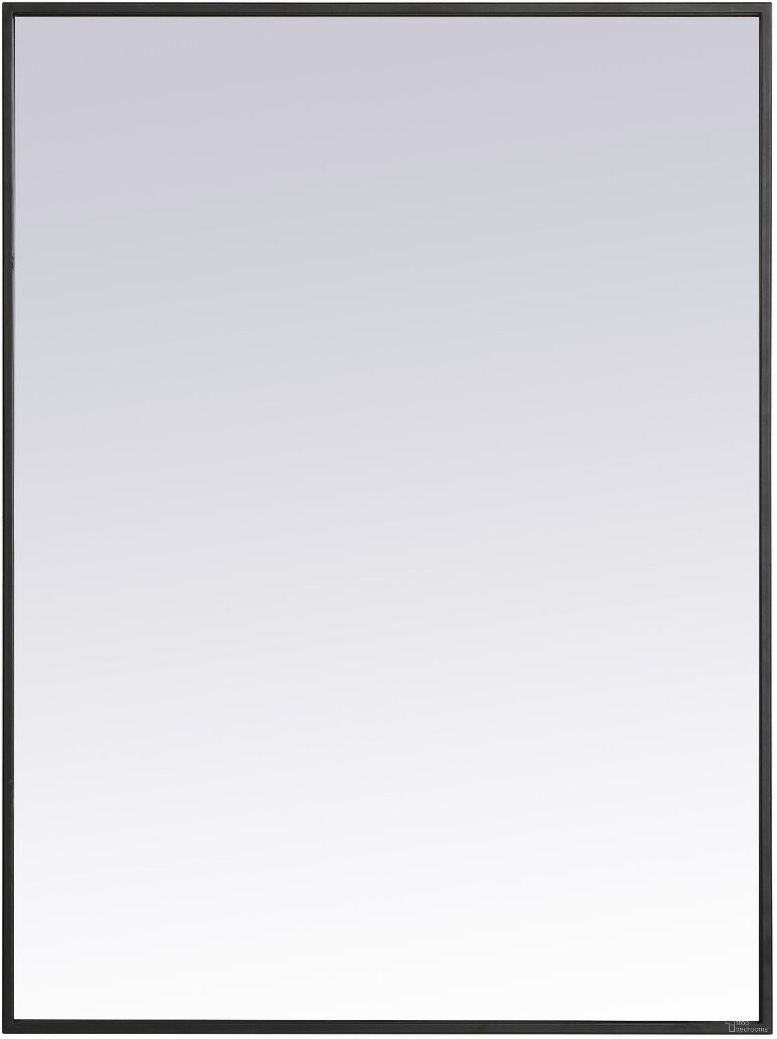 The appearance of Monet Black Rectangle Mirror MR42736BK designed by Elegant Lighting in the modern / contemporary interior design. This black piece of furniture was selected by 1StopBedrooms from Monet Collection to add a touch of cosiness and style into your home. Sku: MR42736BK. Material: Metal.