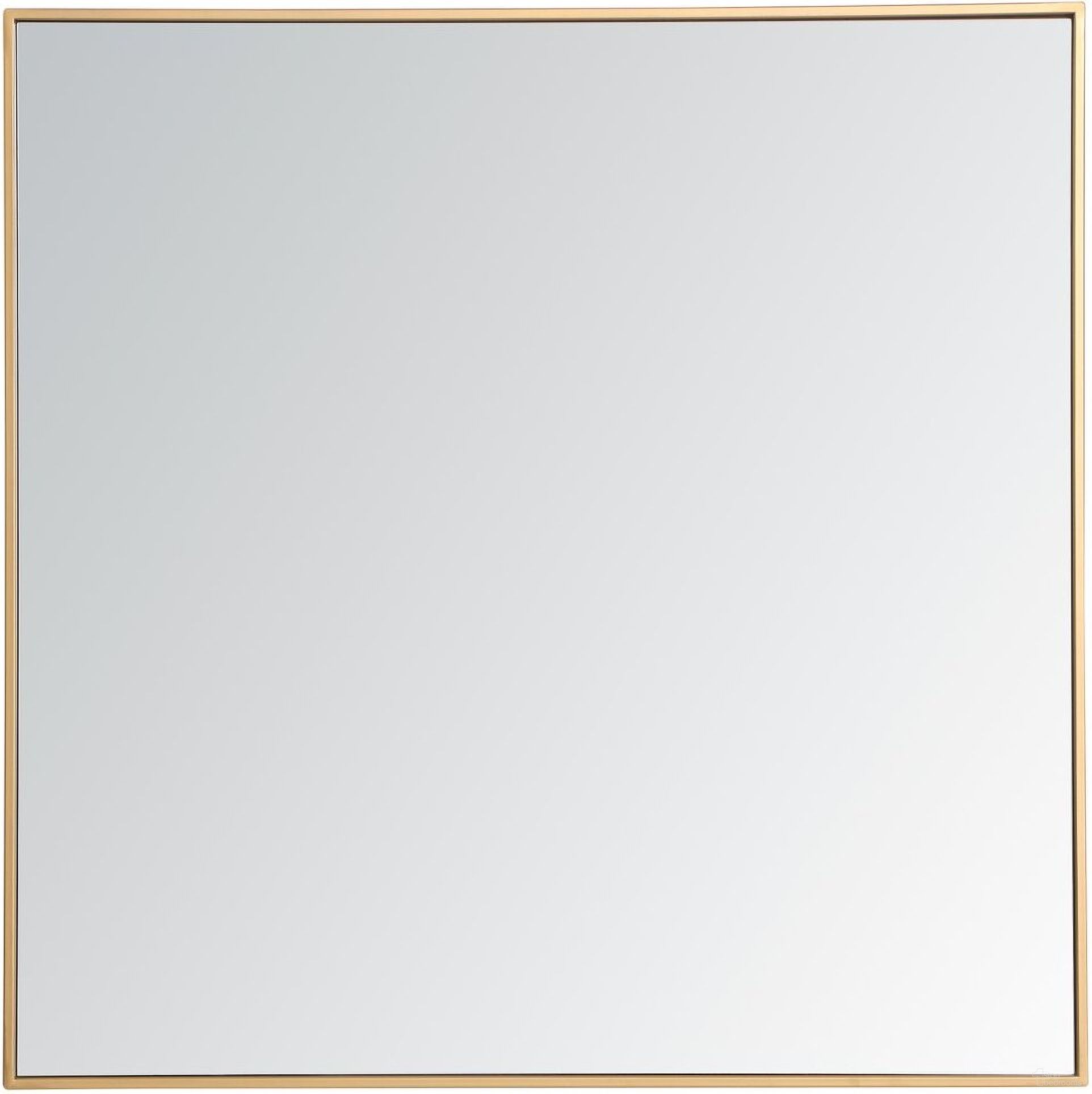 The appearance of Monet Brass Square Mirror MR43636BR designed by Elegant Lighting in the modern / contemporary interior design. This brass piece of furniture was selected by 1StopBedrooms from Monet Collection to add a touch of cosiness and style into your home. Sku: MR43636BR. Material: Metal.