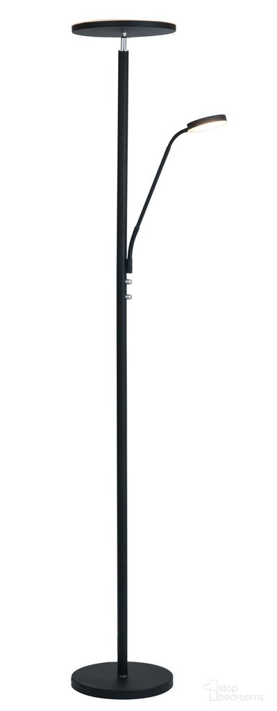 The appearance of Monet Floor Lamp In Black designed by Lite Source in the modern / contemporary interior design. This black piece of furniture was selected by 1StopBedrooms from Monet Collection to add a touch of cosiness and style into your home. Sku: LS-83353BLK. Material: Metal.