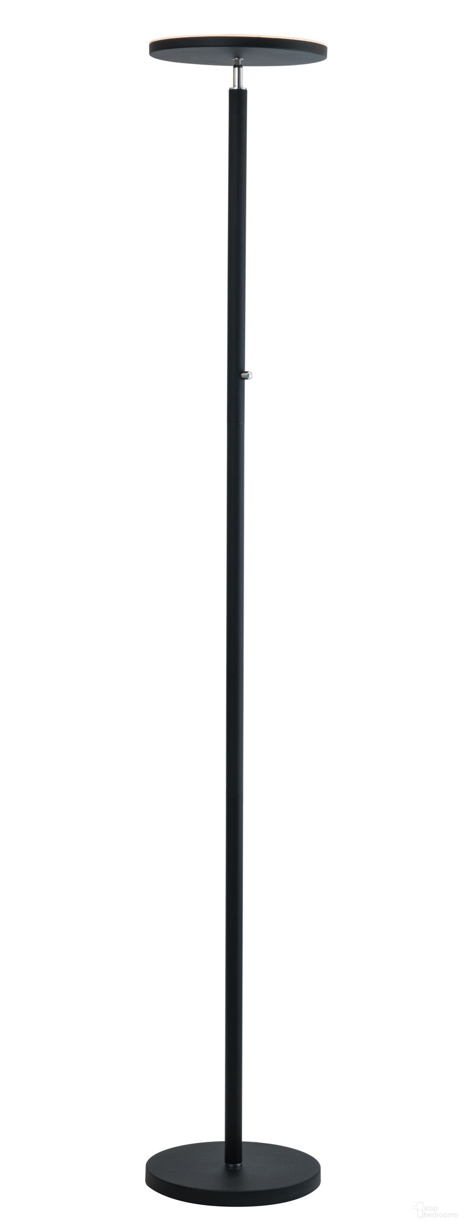 The appearance of Monet Floor Lamp In Black designed by Lite Source in the modern / contemporary interior design. This black piece of furniture  was selected by 1StopBedrooms from Monet Collection to add a touch of cosiness and style into your home. Sku: LS-83352BLK. Material: Metal.
