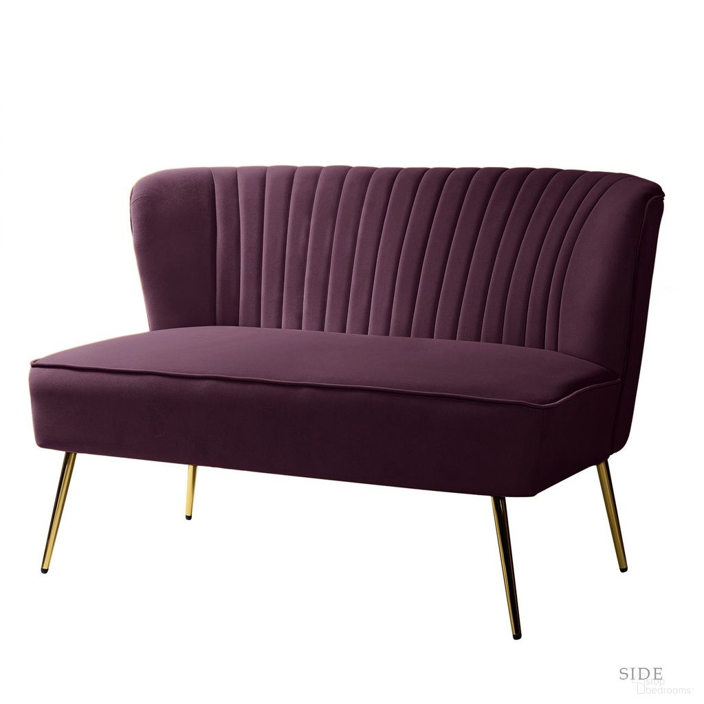 Monica Loveseat In Purple