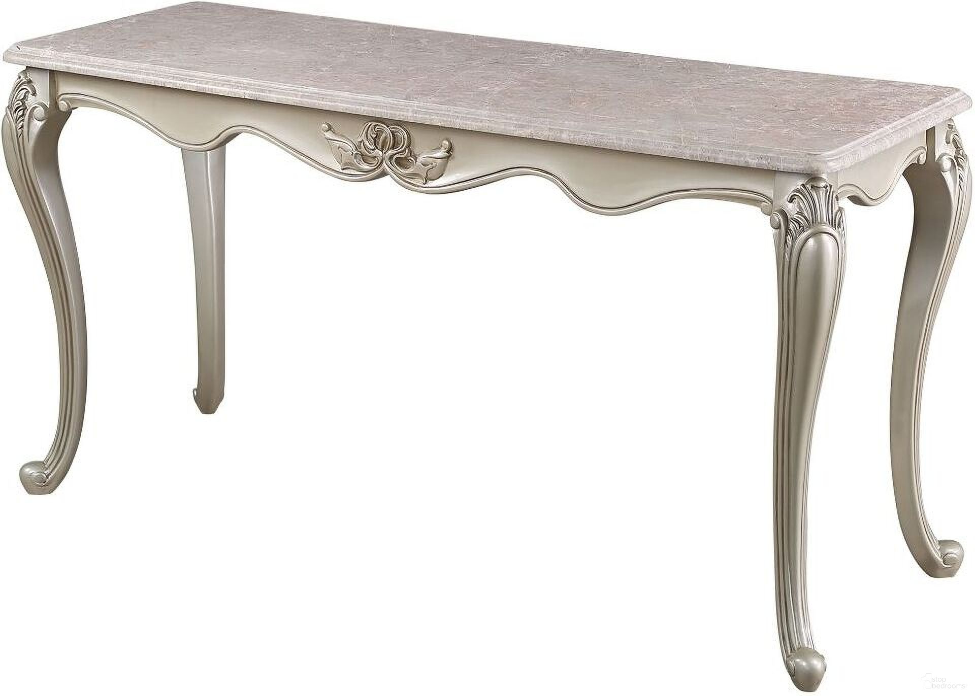 The appearance of Monique Console Table In White designed by New Classic in the modern / contemporary interior design. This white piece of furniture was selected by 1StopBedrooms from Monique Collection to add a touch of cosiness and style into your home. Sku: T502T-30. Material: Wood.