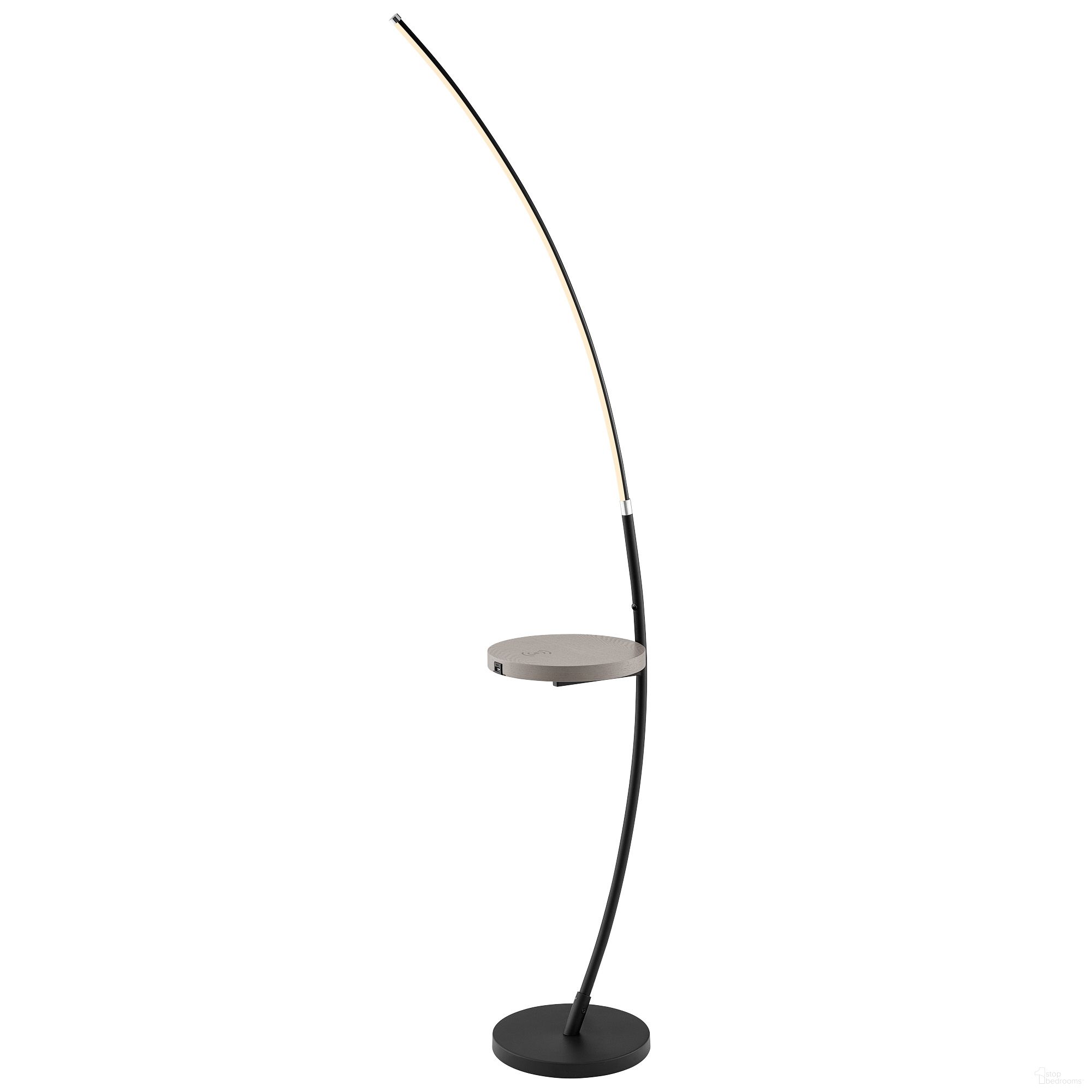 The appearance of Monita Floor Lamp In Black designed by Lite Source in the modern / contemporary interior design. This black piece of furniture  was selected by 1StopBedrooms from Monita Collection to add a touch of cosiness and style into your home. Sku: LS-83562BLK. Material: Metal.