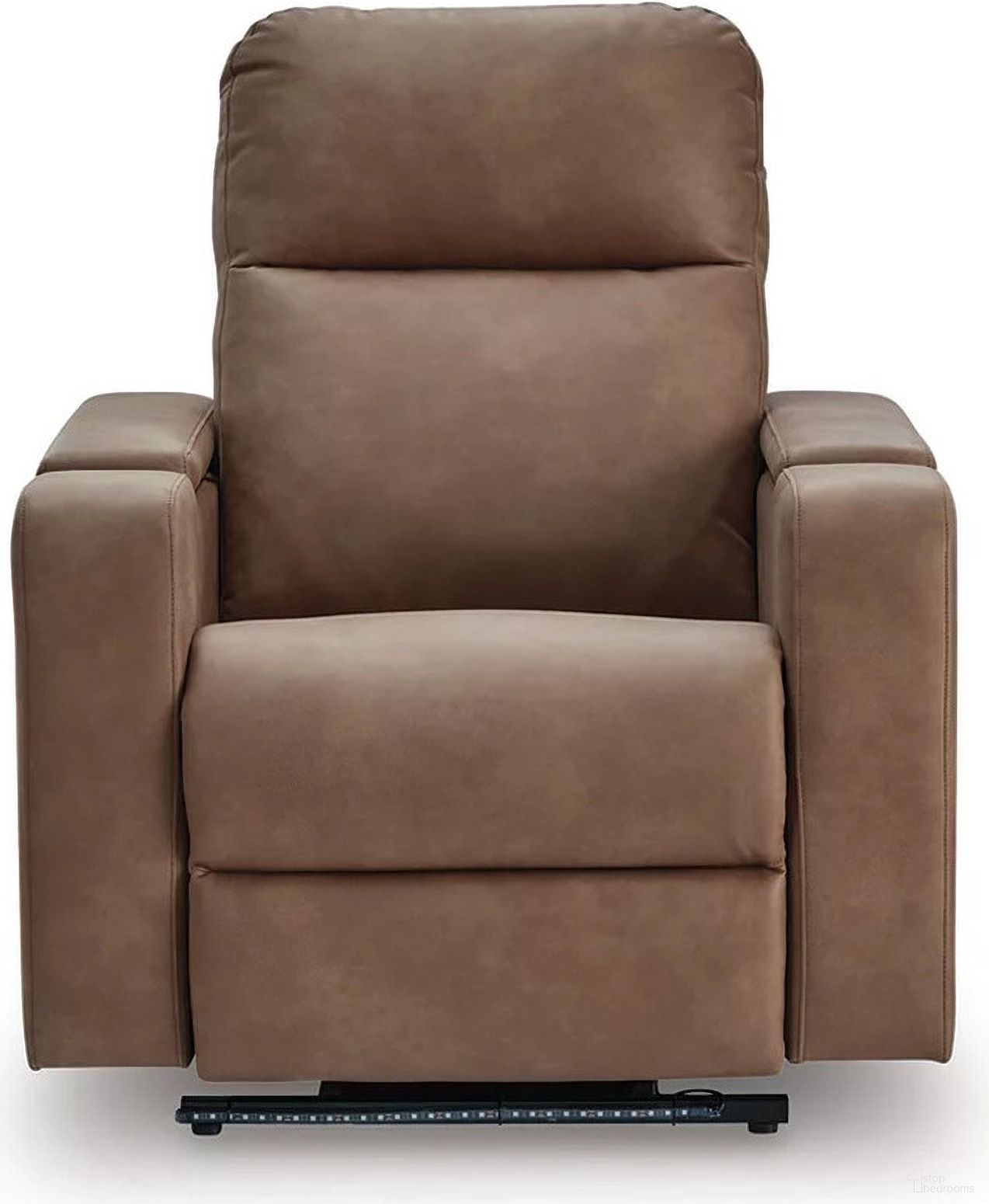 The appearance of Monmouth Power Glider Recliner with Audio System In Caramel designed by Signature Design by Ashley in the modern / contemporary interior design. This caramel piece of furniture was selected by 1StopBedrooms from Monmouth Collection to add a touch of cosiness and style into your home. Sku: NC9022042A. Material: Fabric.