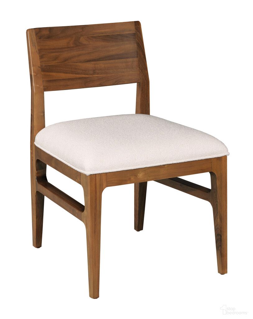 The appearance of Monogram Mackie Dining Chair Set of 2 In Walnut designed by Kincaid in the modern / contemporary interior design. This walnut piece of furniture was selected by 1StopBedrooms from Monogram Collection to add a touch of cosiness and style into your home. Sku: 315-622. Material: Wood. Chair Type: Side Chair.