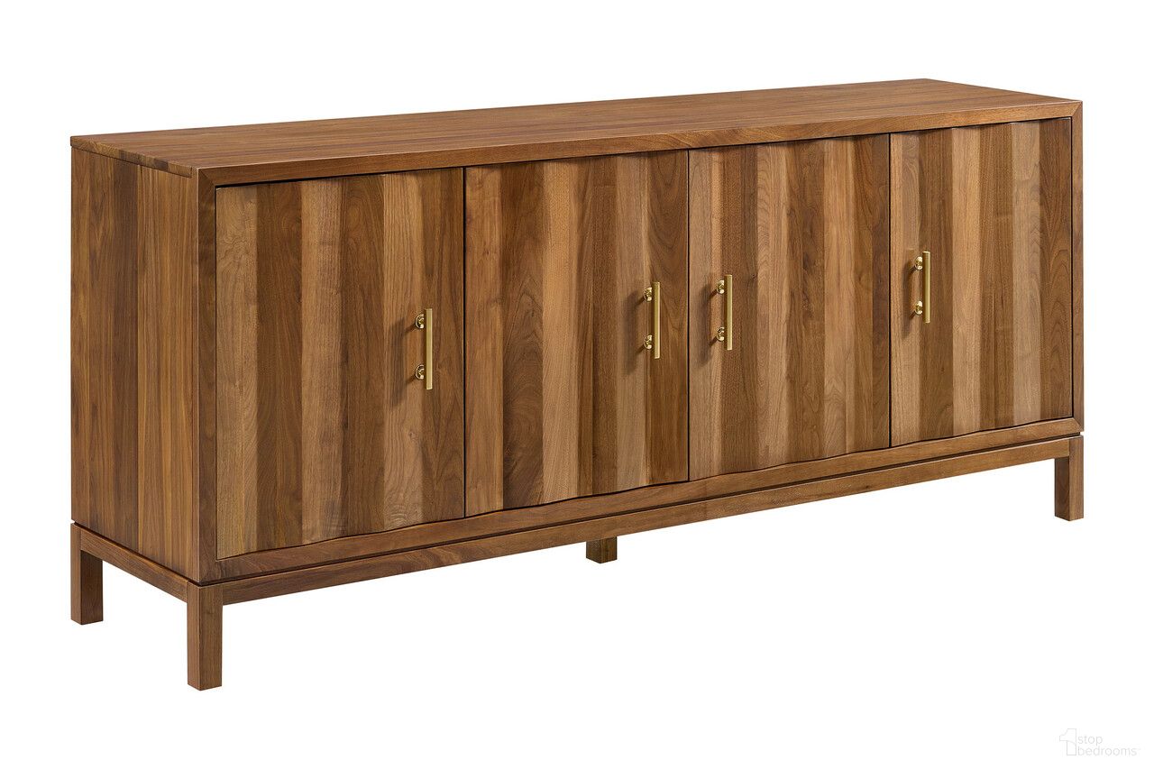 The appearance of Monogram Monogram Console In Walnut designed by Kincaid in the modern / contemporary interior design. This walnut piece of furniture was selected by 1StopBedrooms from Monogram Collection to add a touch of cosiness and style into your home. Sku: 315-586. Material: Walnut.
