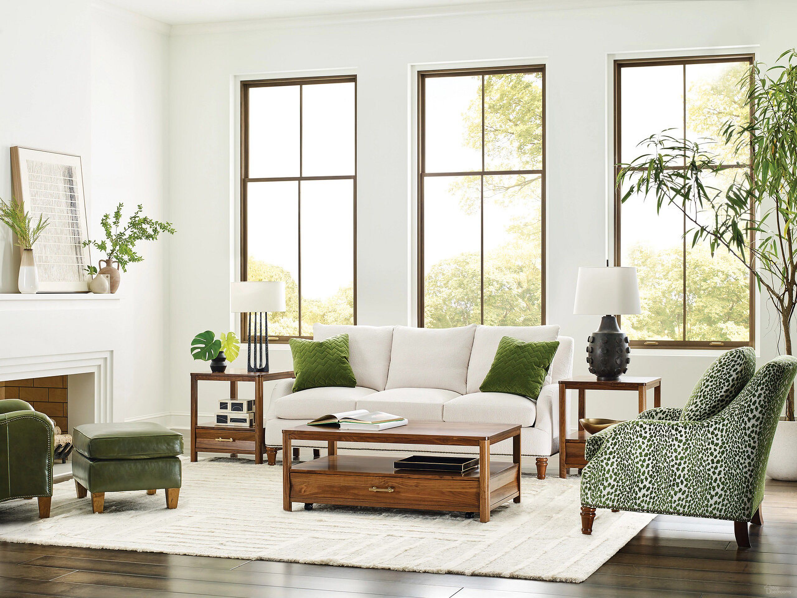 The appearance of Monogram Occasional Table Set In Walnut designed by Kincaid in the modern / contemporary interior design. This walnut piece of furniture was selected by 1StopBedrooms from Monogram Collection to add a touch of cosiness and style into your home. Sku: 315-910;315-915. Material: Wood.