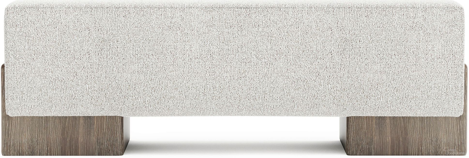 The appearance of Monolith Bench In Ivory designed by Bernhardt in the transitional interior design. This ivory piece of furniture  was selected by 1StopBedrooms from Monolith Collection to add a touch of cosiness and style into your home. Sku: 343508. Material: Wood.