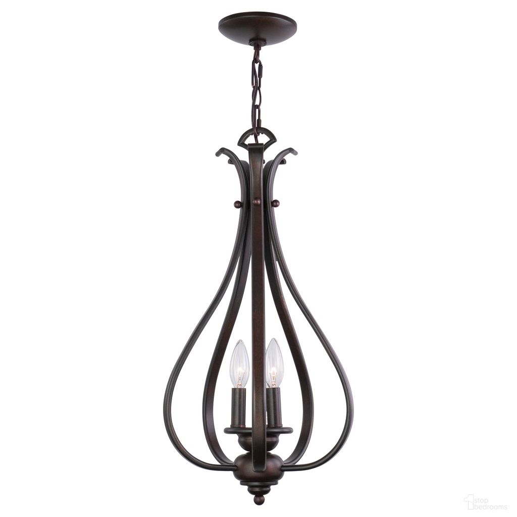 The appearance of Monrovia 11.25 Inch Pendant In Royal Bronze designed by Vaxcel in the transitional interior design. This royal bronze piece of furniture  was selected by 1StopBedrooms from Monrovia Collection to add a touch of cosiness and style into your home. Sku: PD35459RBZ. Material: Steel.
