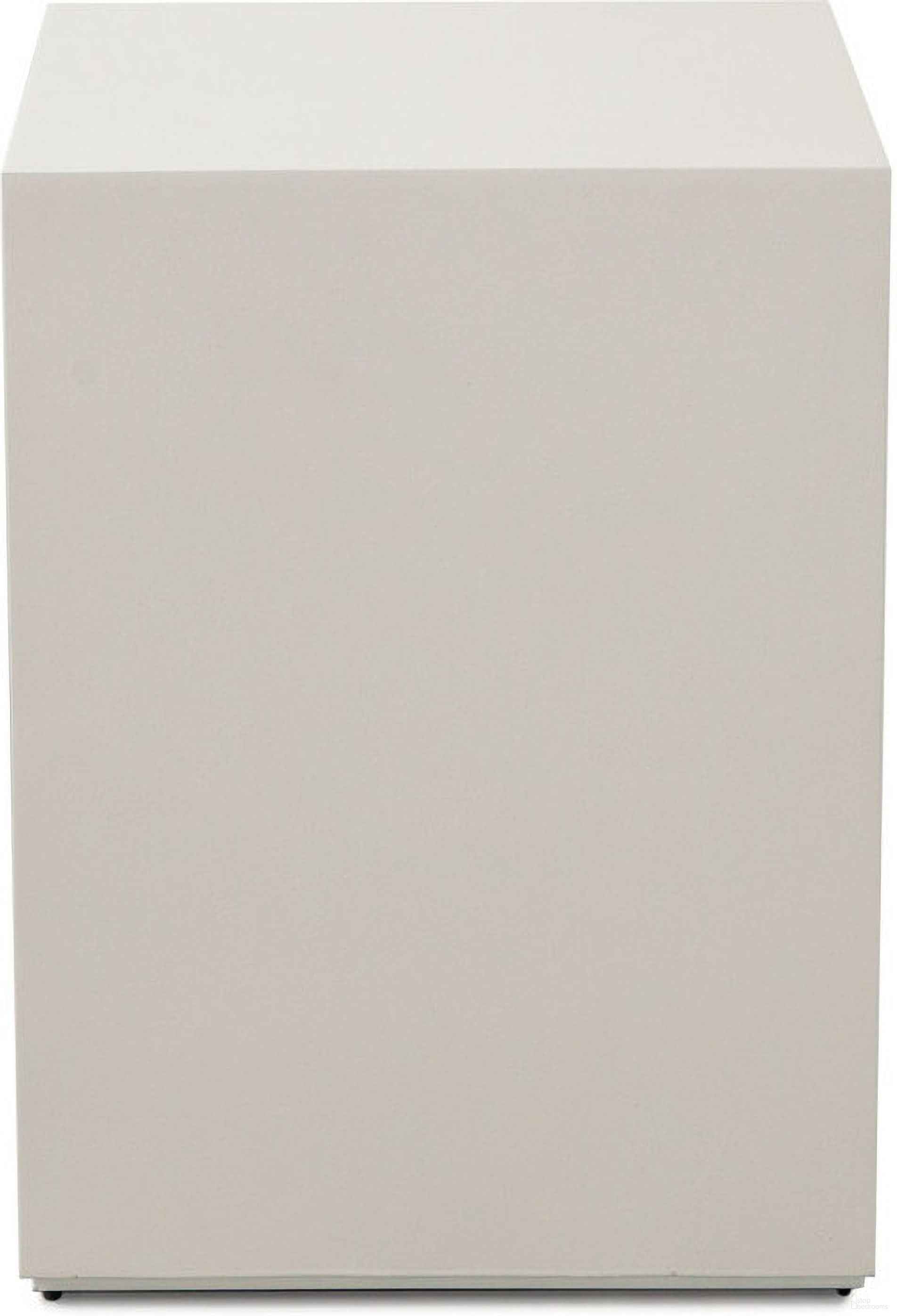 The appearance of Montage Square End Table In Ivory Faux Cement Finish designed by Diamond Sofa in the modern / contemporary interior design. This ivory piece of furniture was selected by 1StopBedrooms from Montage Collection to add a touch of cosiness and style into your home. Sku: MONTAGESETIV. Material: Wood.