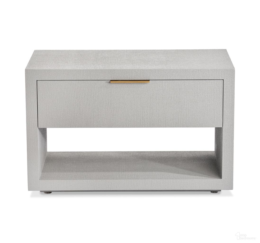 Montaigne Bedside Chest In Light Grey