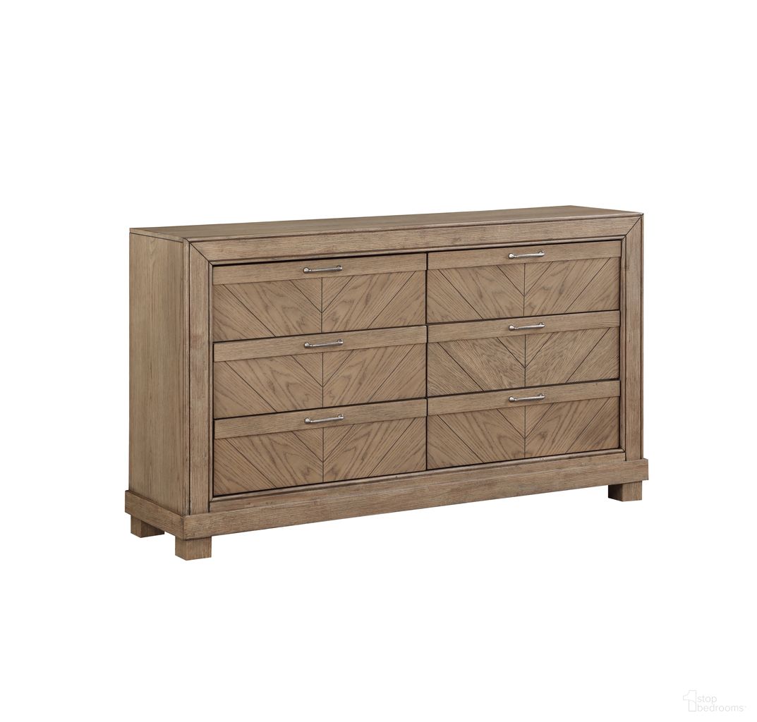 The appearance of Montana 6 Drawer Dresser In Brown designed by Steve Silver in the rustic / southwestern interior design. This brown piece of furniture was selected by 1StopBedrooms from Montana Collection to add a touch of cosiness and style into your home. Sku: MON900DRS. Material: MDF.