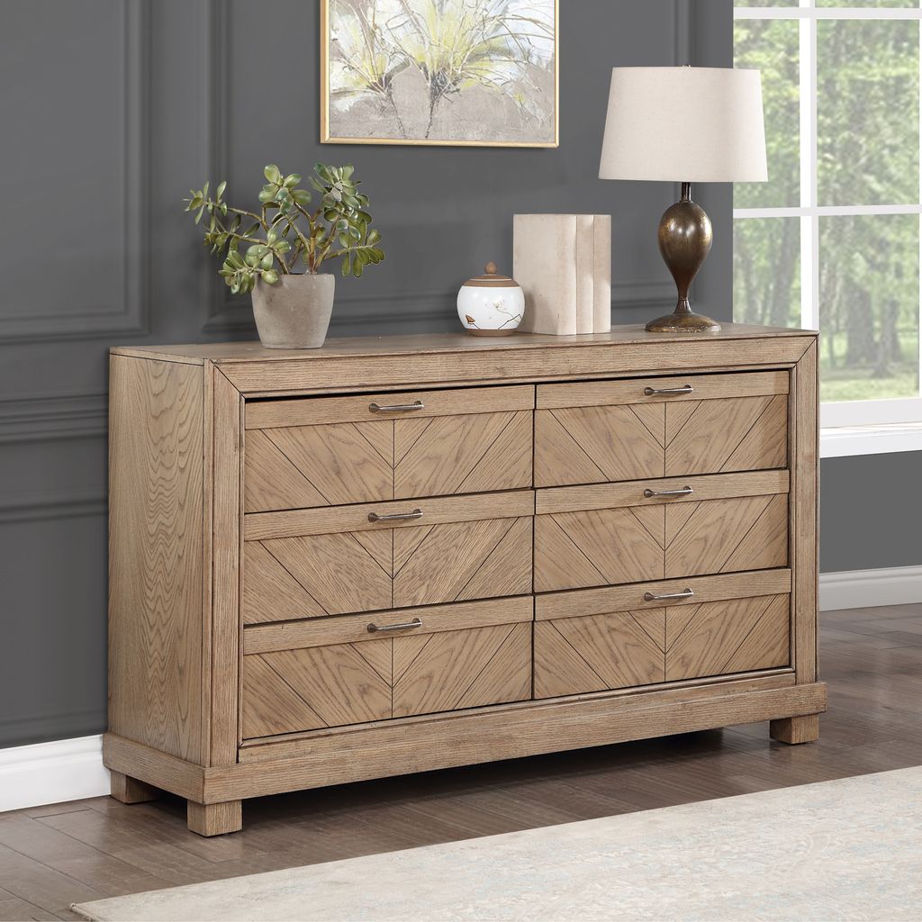 Montana 6-Drawer Dresser In Sand