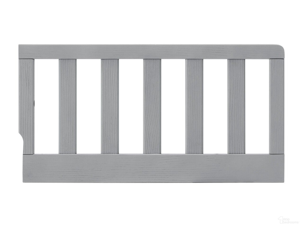 The appearance of Montauk Guard Rail In Farmhouse Gray designed by Oxford Baby in the country / farmhouse interior design. This farmhouse gray piece of furniture  was selected by 1StopBedrooms from Montauk Collection to add a touch of cosiness and style into your home. Sku: 12295590. Material: Wood.