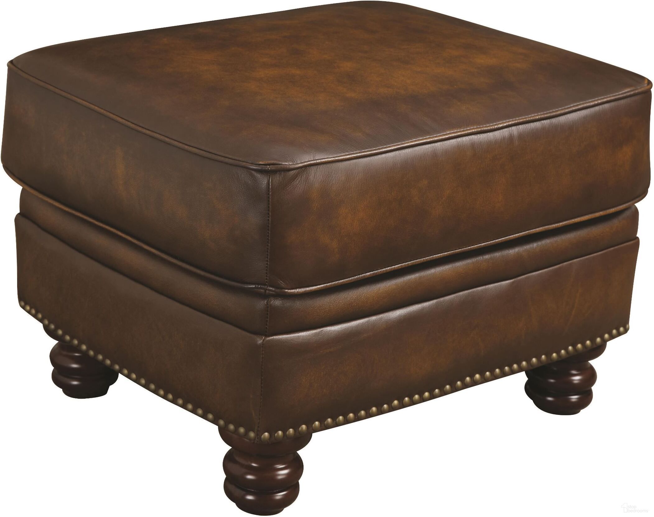 The appearance of Camacho Nailheads Ottoman Hand Rubbed Brown designed by Coaster in the rustic / southwestern interior design. This hand rubbed brown piece of furniture was selected by 1StopBedrooms from Camacho Collection to add a touch of cosiness and style into your home. Sku: 503984. Material: Rubberwood.