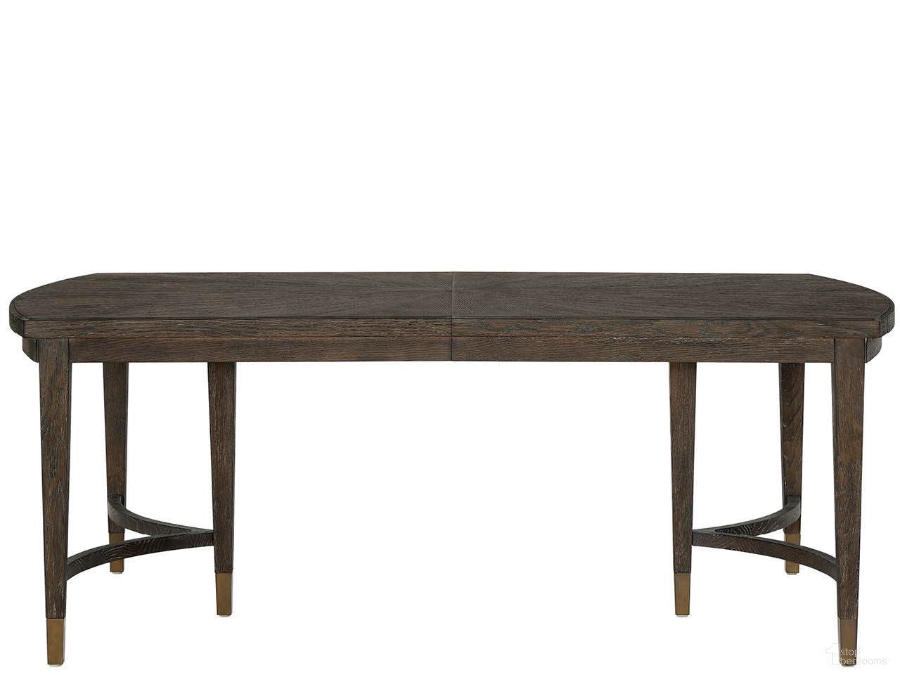 The appearance of Montclair Dining Table In Cocoa designed by Universal in the transitional interior design. This cocoa piece of furniture was selected by 1StopBedrooms from Montclair Collection to add a touch of cosiness and style into your home. Sku: U508652. Table Base Style: Double Pedestal. Material: Wood. Table Top Shape: Rectangular. Size: 42" x 78".