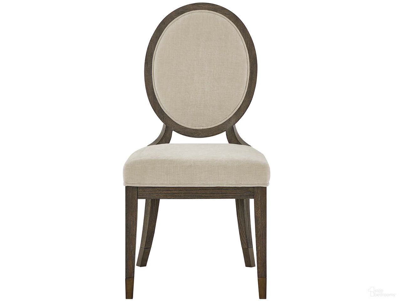 The appearance of Montclair Oval Side Chair Set of 2 In Cocoa designed by Universal in the traditional interior design. This cocoa piece of furniture was selected by 1StopBedrooms from Montclair Collection to add a touch of cosiness and style into your home. Sku: U508626P. Material: Wood. Chair Type: Side Chair.