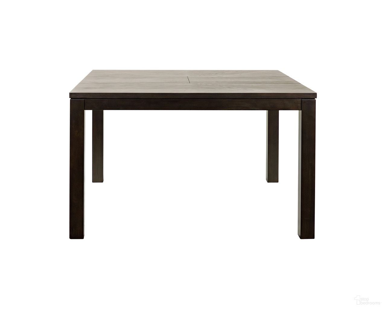 The appearance of Montclair Wood Counter Height Kitchen Dining Table In Black designed by Martin Furniture in the modern / contemporary interior design. This black piece of furniture  was selected by 1StopBedrooms from Montclair Collection to add a touch of cosiness and style into your home. Sku: IMMO6042. Table Base Style: Legs. Table Top Shape: Square. Size: 42" x 42". Material: Solid Hardwood & Veneers.