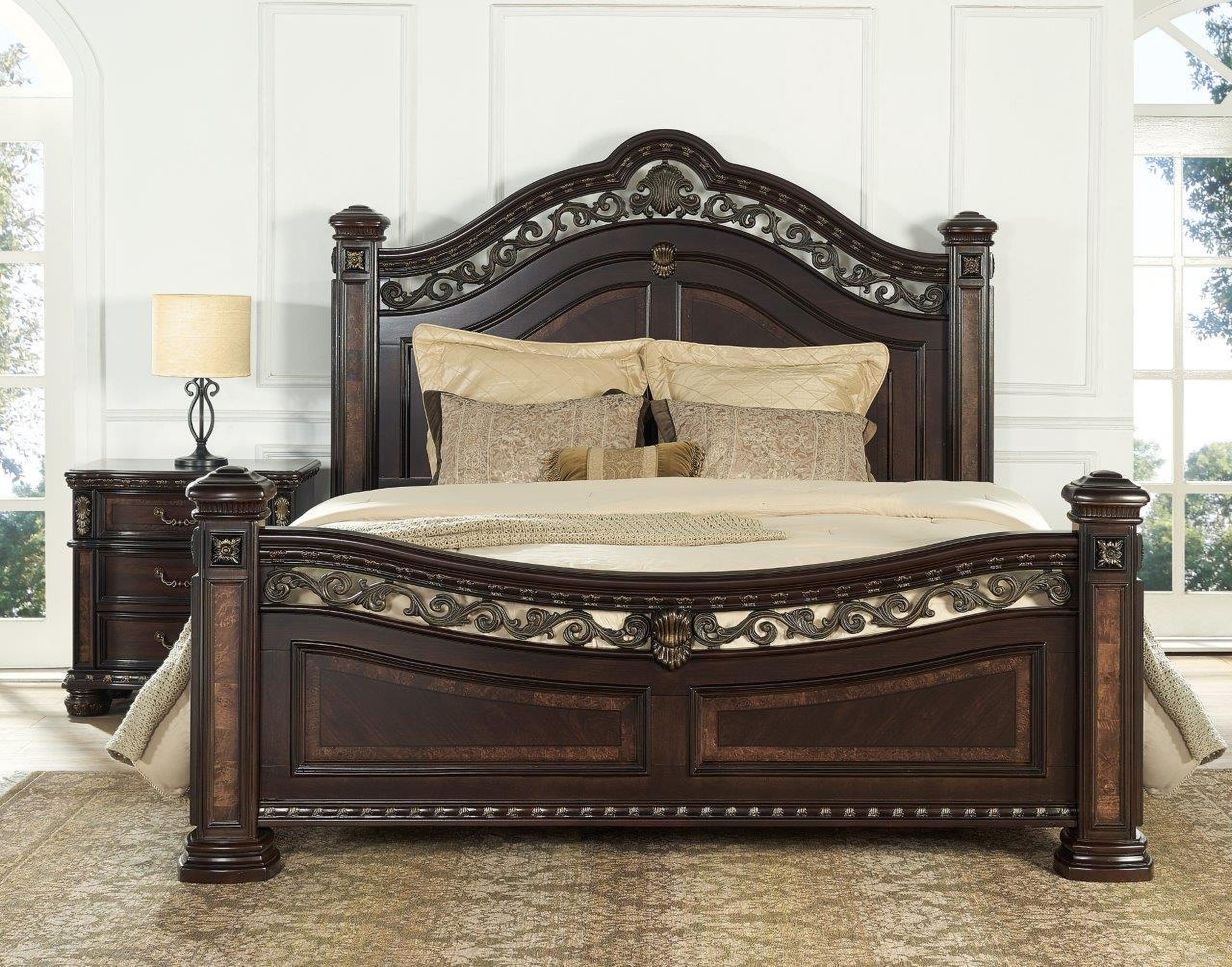 Monte Carlo Complete King Bed In Brown