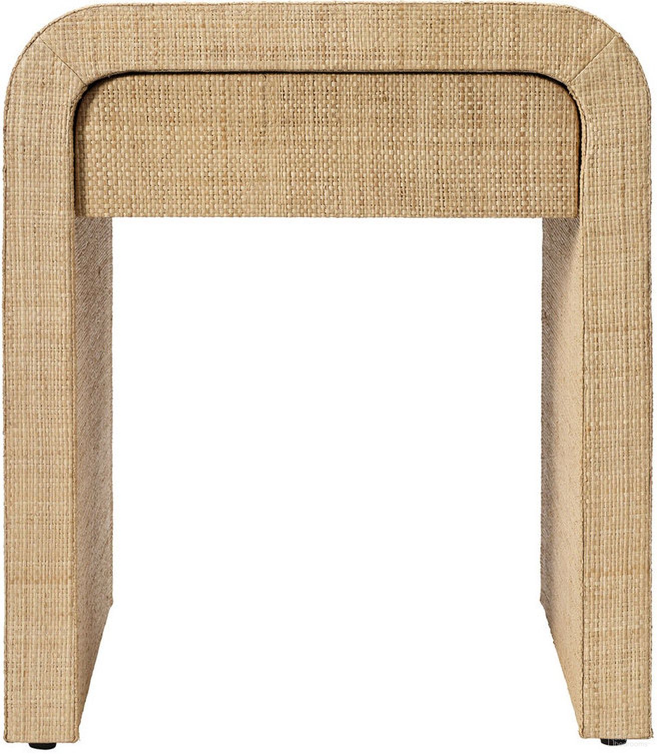 The appearance of Montecito 1-Drawer Raffia Side Table In Natural designed by Jamie Young Company in the coastal interior design. This natural piece of furniture  was selected by 1StopBedrooms from Montecito Collection to add a touch of cosiness and style into your home. Sku: 20MONT-STNA. Material: Raffia.
