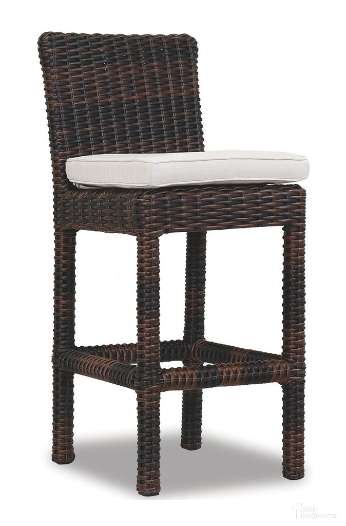 The appearance of Montecito Barstool in Canvas Flax designed by Sunset West in the transitional interior design. This canvas flax piece of furniture was selected by 1StopBedrooms from Montecito Collection to add a touch of cosiness and style into your home. Sku: SW2501-7B-FLAX-STKIT. Material: Resin Wicker.