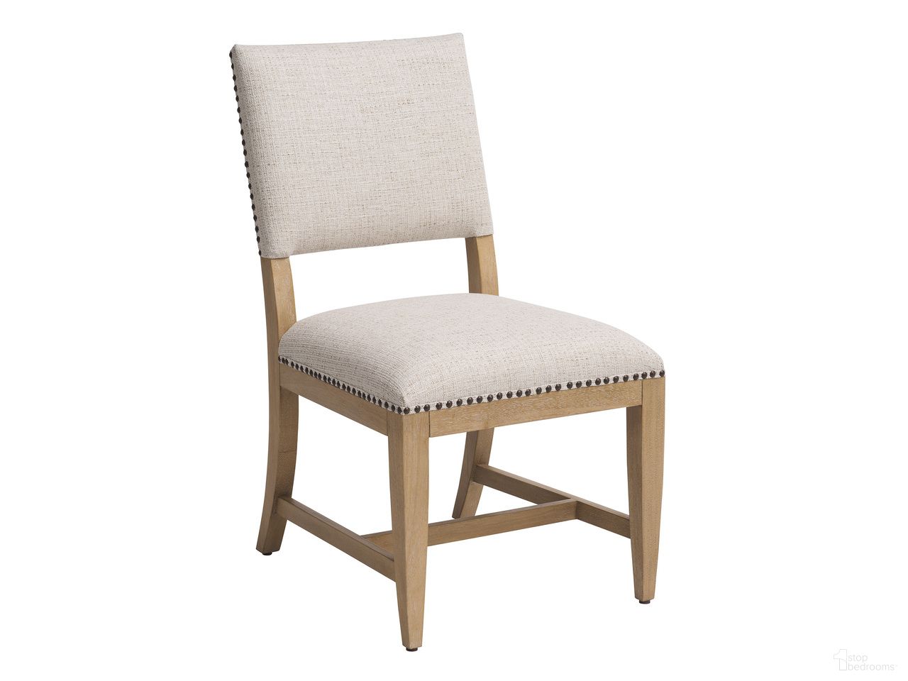 The appearance of Montecito Colburn Upholstered Side Chair In Cream designed by Barclay Butera in the transitional interior design. This cream piece of furniture was selected by 1StopBedrooms from Montecito Collection to add a touch of cosiness and style into your home. Sku: 940-880-01. Material: Fabric. Chair Type: Side Chair.