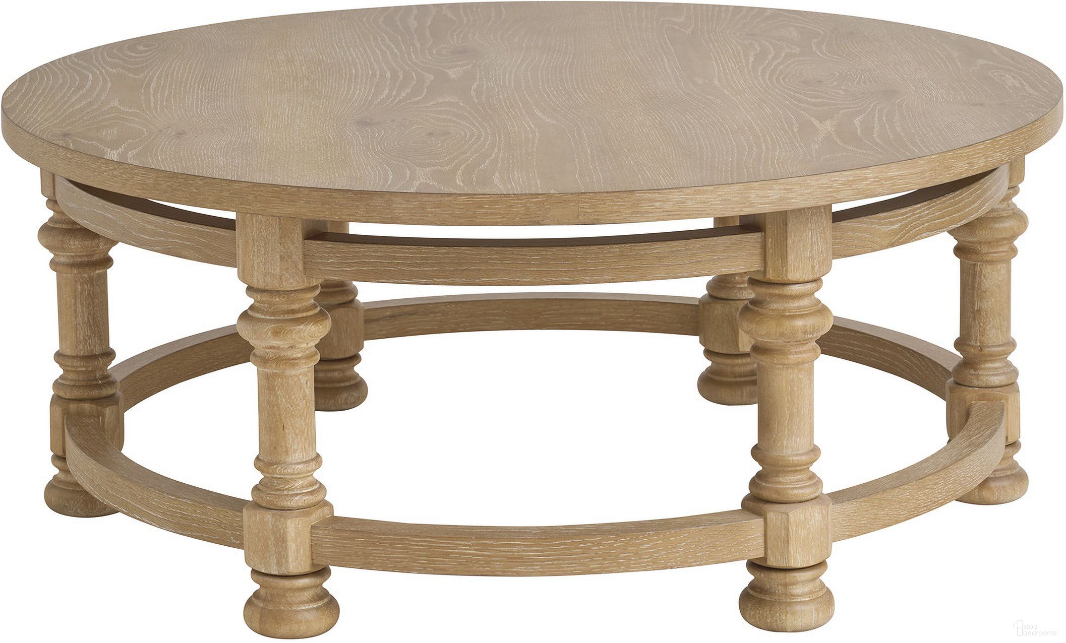 The appearance of Montecito Hollister Round Cocktail Table In Natural designed by Barclay Butera in the traditional interior design. This natural piece of furniture was selected by 1StopBedrooms from Montecito Collection to add a touch of cosiness and style into your home. Sku: 940-945. Material: Wood.